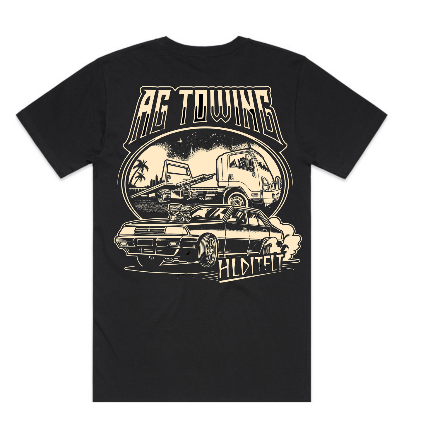 AG Towing & HLDITFLT shirt