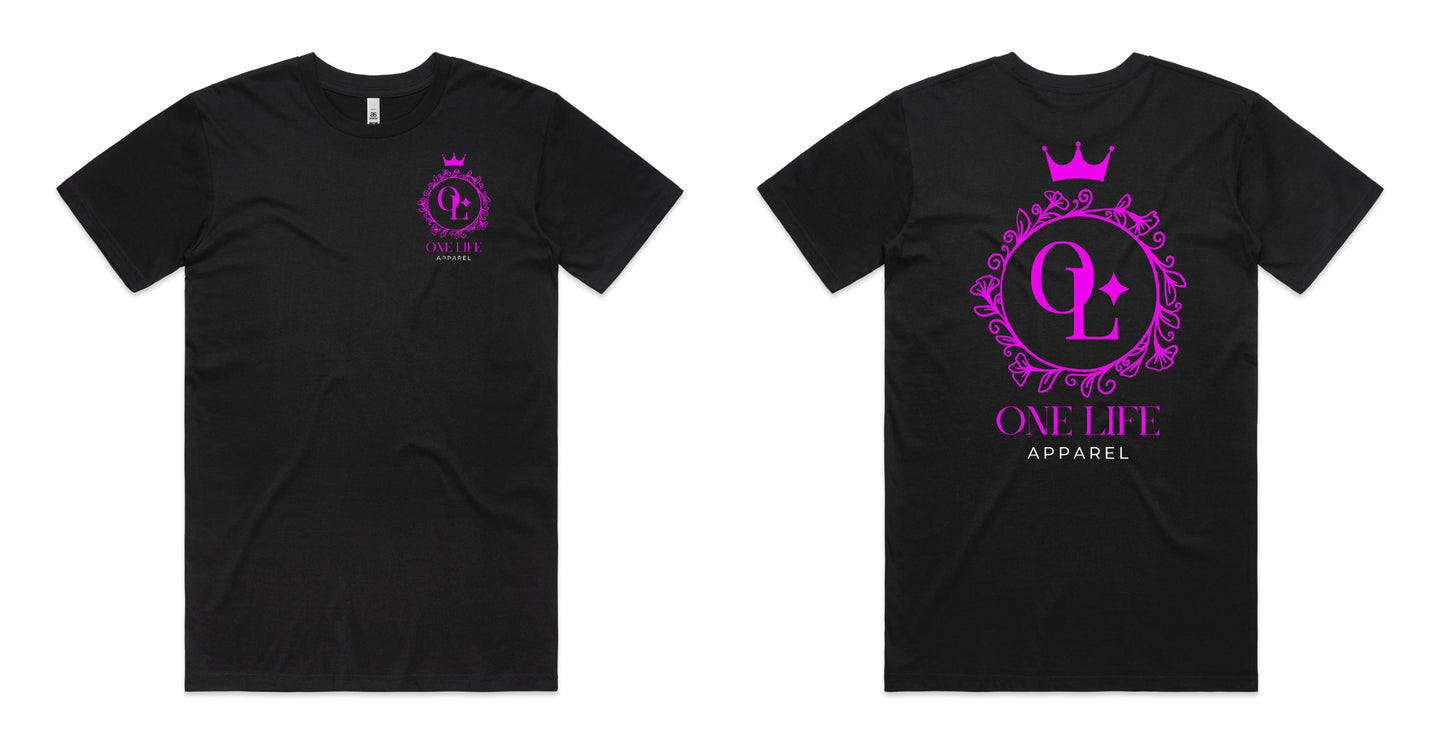 One Life Tee pink