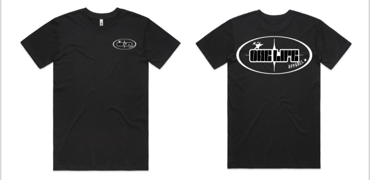 One Life Tee Oval design