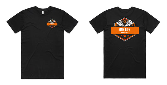 One life Tee bright Orange