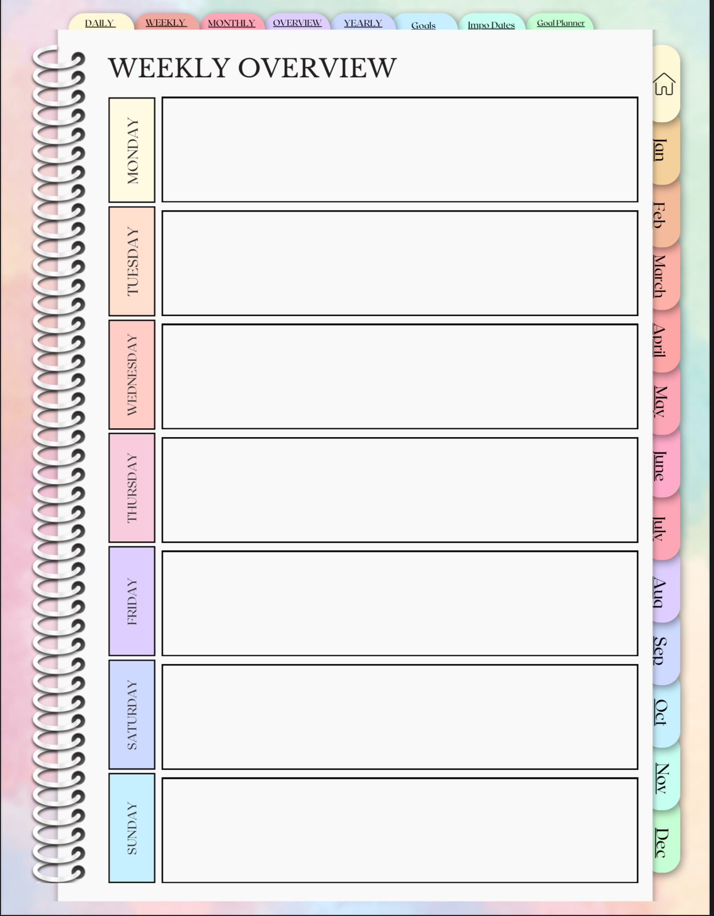 Digital Download 2024 Life Planner